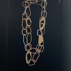 SILPADA Geometric Sterling Silver Necklace 36” N3225